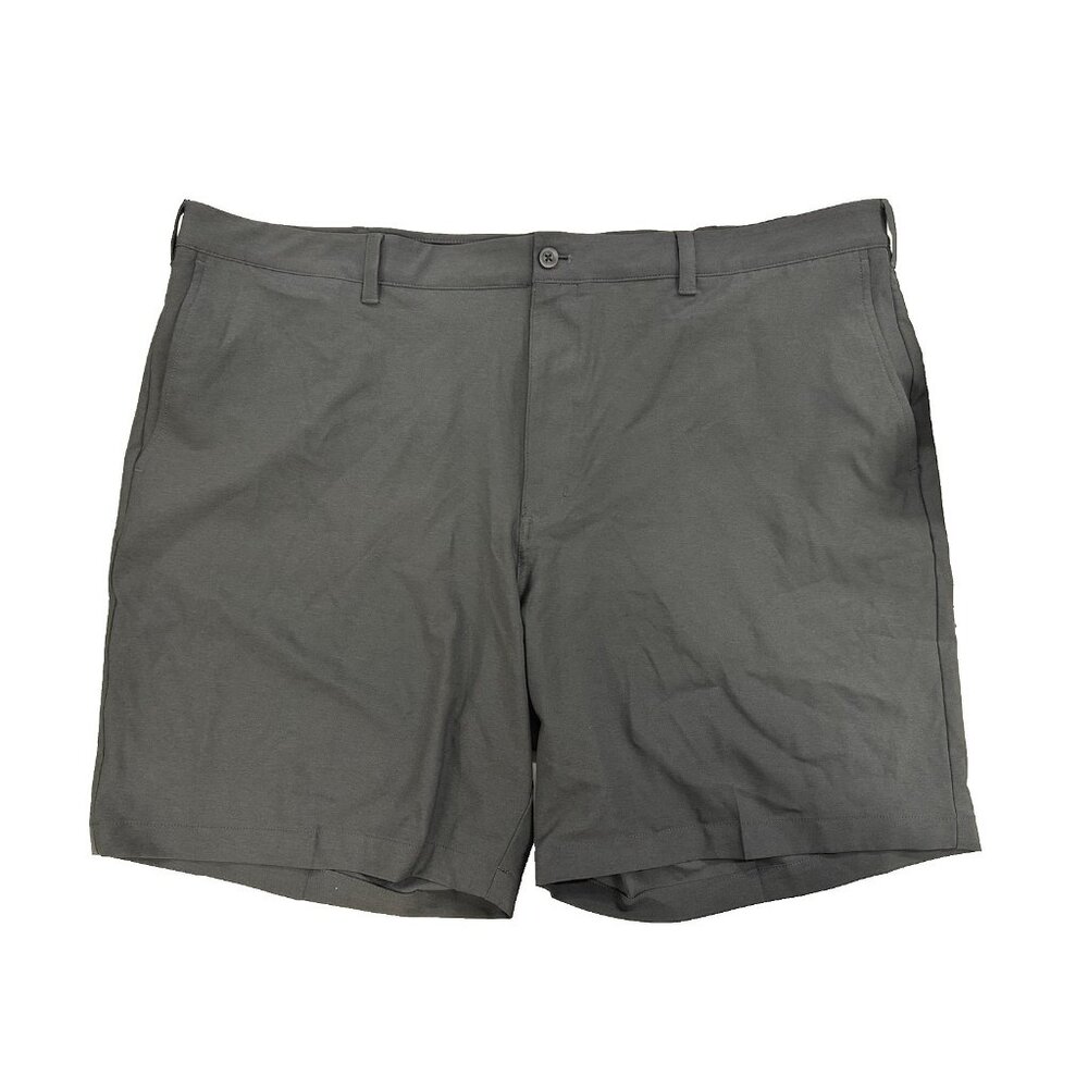 PGA TOUR Apparel Flat Front Men's Active Waistband Golf Shorts Gray Men Size 44